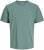 Jack & Jones College Logo Crew Neck T-Shirt Turquoise - Tricouri - Tricouri Bărbați Mărimi Mari