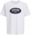 Jack & Jones Dover Denim O-Neck T-Shirt White - Tricouri - Tricouri Bărbați Mărimi Mari