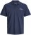 Jack & Jones College Logo Short Sleeve Polo Shirt Blue - Tricouri polo - Tricouri Polo Bărbați Mărimi Mari