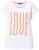 Ulla Popken LOVE Short Sleeve Graphic Tee Snow White - Tricouri imprimate pentru femei - 