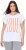 Ulla Popken LOVE Short Sleeve Graphic Tee Snow White - Tricouri imprimate pentru femei - 