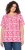 Ulla Popken Coral Reef Printed Short Sleeve V-Neck Tee Lychee - Tricouri imprimate pentru femei - 