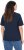 Ulla Popken TRUE Lettering Short Sleeve Tee Navy Blue - Tricouri imprimate pentru femei - 
