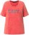 Ulla Popken Easy Short Sleeve Acid Wash Graphic Tee Light Red - Tricouri imprimate pentru femei - 