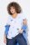 Ulla Popken Cross Stitch Short Sleeve Tee Snow White - Tricouri imprimate pentru femei - Tricouri cu imprimeu pentru femei
