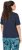 Ulla Popken Ride The Wave Short Sleeve V-Neck Graphic Tee Navy Blue - Tricouri imprimate pentru femei - 