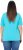 Ulla Popken Ride The Wave Short Sleeve V-Neck Graphic Tee Deep Aqua - Tricouri imprimate pentru femei - 