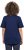 Ulla Popken Marine Print Short Sleeve Tee Ink Blue - Tricouri imprimate pentru femei - 