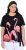 Ulla Popken Flamingo Short Sleeve Graphic Tee Black - Tricouri imprimate pentru femei - 