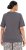 Ulla Popken Cactus Short Sleeve Graphic Tee Graphite Grey - Tricouri imprimate pentru femei - 