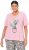 Ulla Popken Cactus Short Sleeve Graphic Tee Pink - Tricouri imprimate pentru femei - 