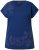 Ulla Popken Textured Paisley Motif Cap Sleeve Tee Navy - Tricouri imprimate pentru femei - 