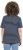 Ulla Popken Striped 1987 Boat Neck Tee Navy Blue - Tricouri imprimate pentru femei - 