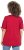 Ulla Popken Bow Print Split Sleeve Tee Ruby Red - Tricouri imprimate pentru femei - 