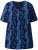 Ulla Popken Letter Print Short Sleeve Tee Navy - Tricouri imprimate pentru femei - 