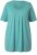 Ulla Popken Essential Front Pleat Tee Green - Tricouri - 