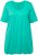 Ulla Popken Essential Front Pleat Tee Turquoise Green - Tricouri - 