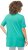 Ulla Popken Essential Front Pleat Tee Turquoise Green - Tricouri - 