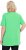 Ulla Popken Essential Front Pleat Tee Mint Green - Tricouri - 