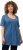 Ulla Popken Essential Front Pleat Tee Denim Blue - Tricouri - 