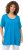 Ulla Popken Essential Front Pleat Tee Sapphire Blue - Tricouri - 