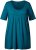 Ulla Popken Essential Front Pleat Tee Cerulean - Tricouri - 