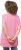 Ulla Popken Essential Front Pleat Tee Light Pink - Tricouri - 
