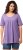Ulla Popken Essential Front Pleat Tee Pale Lilac - Tricouri - 