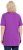 Ulla Popken Essential Front Pleat Tee Purple - Tricouri - 