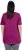 Ulla Popken Essential Front Pleat Tee Berry - Tricouri - 