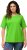 Ulla Popken Piping Accent Functional UVP 50+ Stretch Knit Top Light Green - Tricouri - 
