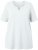 Ulla Popken Essential Notch Neck Stretch Tee Snow White - Tricouri - 