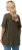 Ulla Popken Essential Notch Neck Stretch Tee Forest Green - Tricouri - 