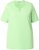 Ulla Popken Essential Notch Neck Stretch Tee Light Green - Tricouri - 