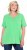 Ulla Popken Essential Notch Neck Stretch Tee Mint Green - Tricouri - 