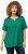 Ulla Popken Essential Notch Neck Stretch Tee Emerald Green - Tricouri - 