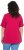 Ulla Popken Essential Notch Neck Stretch Tee Dark Raspberry - Tricouri - 