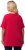 Ulla Popken Essential Notch Neck Stretch Tee Red - Tricouri - 