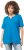 Ulla Popken Essential Notch Neck Stretch Tee Sapphire Blue - Tricouri - 