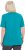 Ulla Popken Essential Notch Neck Stretch Tee Teal - Tricouri - 
