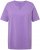 Ulla Popken Essential Notch Neck Stretch Tee Pale Lilac - Tricouri - 