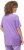 Ulla Popken Essential Notch Neck Stretch Tee Pale Lilac - Tricouri - 
