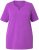 Ulla Popken Essential Notch Neck Stretch Tee Purple - Tricouri - 