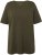 Ulla Popken Essential Square Neck Stretch Tee Forest Green - Tricouri - 