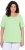 Ulla Popken Essential Square Neck Stretch Tee Light Green - Tricouri - 