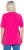 Ulla Popken Essential Square Neck Stretch Tee Magenta Pink - Tricouri - 