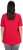 Ulla Popken Essential Square Neck Stretch Tee Red - Tricouri - 