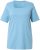 Ulla Popken Essential Square Neck Stretch Tee Light Teal - Tricouri - 