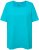 Ulla Popken Essential Square Neck Stretch Tee Deep Aqua - Tricouri - 