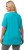Ulla Popken Essential Square Neck Stretch Tee Deep Aqua - Tricouri - 
